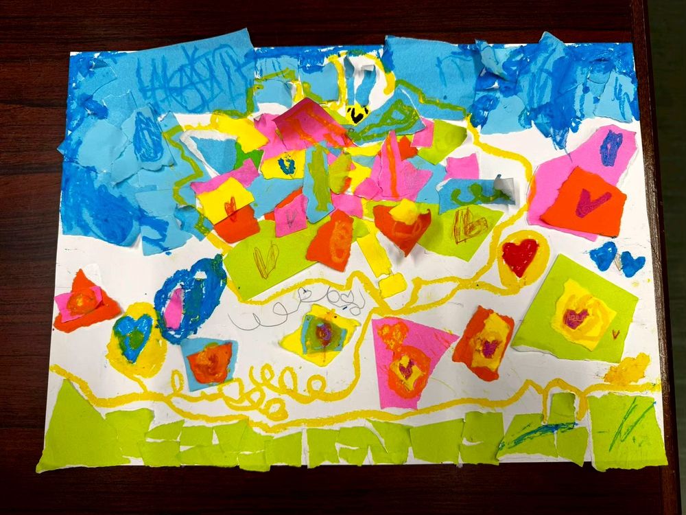 A child’s artwork