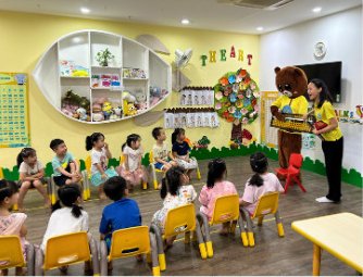 Soroban time at a kindergarten